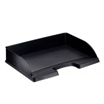 Leitz δίσκος εγγράφων Plus οριζόντιος Standard, πλαστικό, μαύρο, A4, 350 x 245 x 63 mm, 363 mm, 273 mm