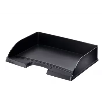 Leitz δίσκος εγγράφων Plus οριζόντιος Standard, πλαστικό, μαύρο, A4, 350 x 245 x 63 mm, 363 mm, 273 mm