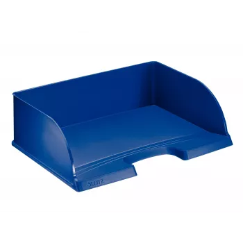 Leitz Briefablage Plus Landscape Jumbo, πλαστικό, μπλε, A4, επιστολές, σημειώσεις, χαρτί, 350 x 245 x 97 mm, 363 x 273 x 103 mm