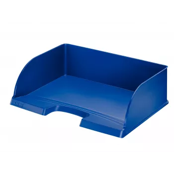 Leitz Briefablage Plus Landscape Jumbo, πλαστικό, μπλε, A4, επιστολές, σημειώσεις, χαρτί, 350 x 245 x 97 mm, 363 x 273 x 103 mm