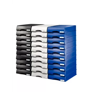 Leitz Briefablage Schubladeneinheit Plus, πλαστικό, γκρι, A4, 234 x 325 x 53 mm, 255 mm, 376 mm