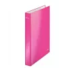 Leitz Ringbinder WOW laminiert A4+ 2DR/25mm, A4, χαρτόνι, ροζ, λευκό, 250 φύλλα, 80 g/m²