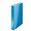 Leitz Ringbinder WOW laminiert A4+ 2DR/25mm, A4, χαρτόνι, μπλε, λευκό, 250 φύλλα, 80 g/m²