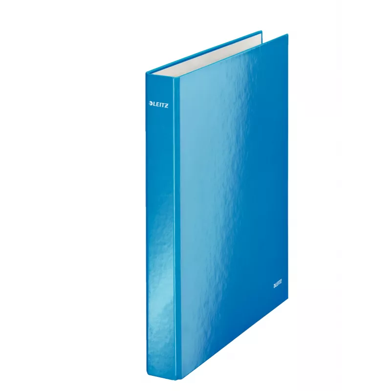 Leitz Ringbinder WOW laminiert A4+ 2DR/25mm, A4, χαρτόνι, μπλε, λευκό, 250 φύλλα, 80 g/m²
