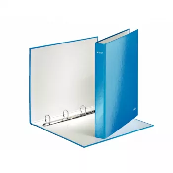 Leitz Ringbinder WOW laminiert A4+ 4DR/25mm, A4, χαρτόνι, μπλε, 230 φύλλα, 80 g/m², 2,5 cm