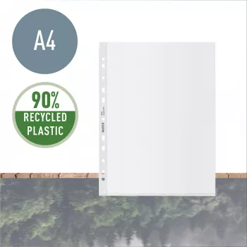 Leitz Recycle A4 Pocket, 210 x 297 mm (A4), διαφανές, πολυπροπυλένιο (PP), κατακόρυφο, 0,1 mm, 230 mm