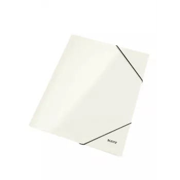 Leitz Φάκελος με 3 πτερύγια WOW Card/POB A4, A4, πολυπροπυλένιο (PP), μεταλλικό, λευκό, 250 φύλλα, 241 mm, 5 mm