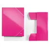 Leitz 3-Flap Folder WOW Card/POB A4, A4, πολυπροπυλένιο (PP), ροζ, 250 φύλλα, 80 g/m², χαρτί