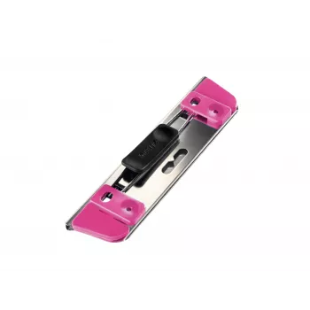 Leitz Hole Punch Active WOW για LAF's, 2 φύλλα, μεταλλικό, ροζ, πλαστικό, ανοξείδωτο ατσάλι, 8 cm, 5,5 mm, 30 g