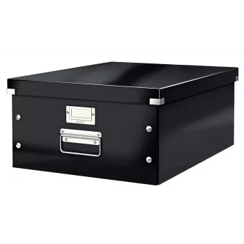 Leitz Click & Store WOW Large Aufbewahrungsbox, μαύρο, χαρτόνι, 369 mm, 482 mm, 200 mm, 1,28 kg