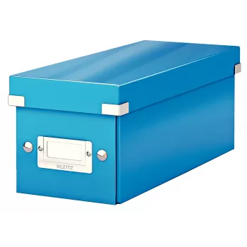 Leitz Click & Store WOW κουτί αποθήκευσης CD, μπλε, χαρτόνι, 143 mm, 352 mm, 136 mm, 440 g