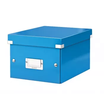 Leitz Click & Store WOW μικρό κουτί αποθήκευσης, μπλε, χαρτόνι, 220 mm, 160 mm, 540 g