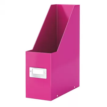 Leitz Click & Store WOW συλλέκτης περιοδικών, ροζ, χαρτόνι, 103 mm, 253 mm, 330 mm, 95 x 245 x 310 mm