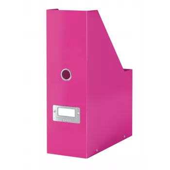 Leitz Click & Store WOW συλλέκτης περιοδικών, ροζ, χαρτόνι, 103 mm, 253 mm, 330 mm, 95 x 245 x 310 mm