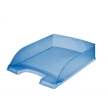 Leitz δίσκος εγγράφων Standard Plus Frosty Standard, πλαστικό, μπλε, A4, 255 mm, 357 mm, 70 mm