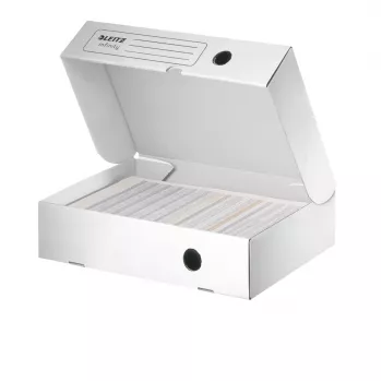 Leitz Infinity αρχειοθήκη FSC® οριζόντια 80 mm, λευκό, A4, 190 g, 255 x 330 x 80 mm