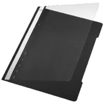 Leitz Standard πλαστικός ντοσιέ μαύρο A4 PVC (25) εξώφυλλο αναφοράς