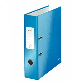 Leitz ντοσιέ με μοχλό 180° WOW POB/πλαστικοποιημένο A4/80 mm, A4, χαρτόνι, μπλε, 600 φύλλα, 80 g/m², 8 cm