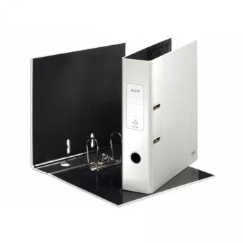 Leitz ντοσιέ 180° WOW POB/πλαστικοποιημένο A4/80 mm, A4, χαρτόνι, λευκό, 600 φύλλα, 8 cm, 80 mm