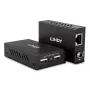 Lindy 100m 2 Port USB 2.0 Cat. 6 Extender, πομποδέκτης AV, 100 m, ενσύρματο, μαύρο