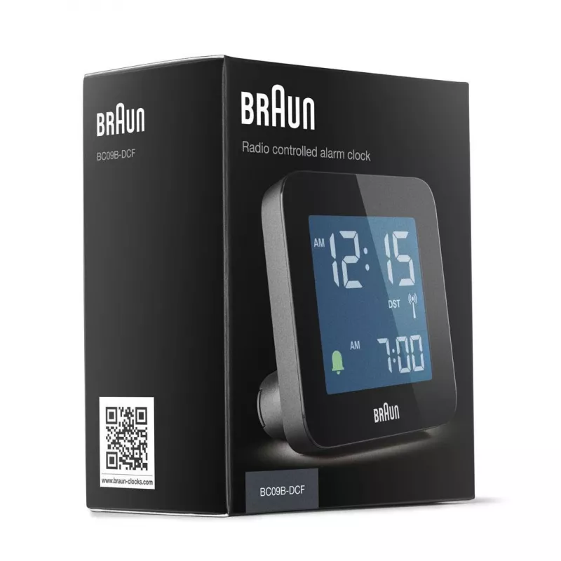 Braun BC09-DCF ψηφιακό ξυπνητήρι μαύρο
