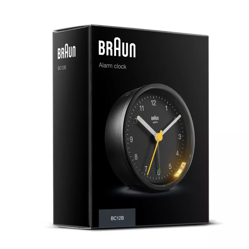 Braun BC12 ξυπνητήρι χαλαζία μαύρο
