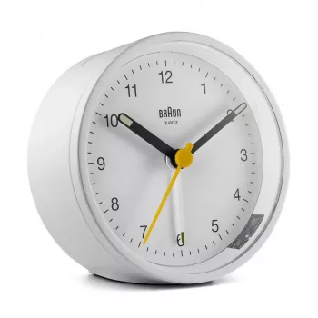 Braun BC12W ξυπνητήρι χαλαζία λευκό