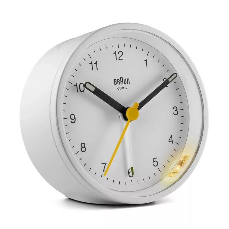 Braun BC12W ξυπνητήρι χαλαζία λευκό