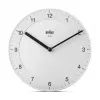 Braun BC06W ρολόι χαλαζία στρογγυλό λευκό