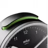 Braun BC12SB ξυπνητήρι χαλαζία μαύρο, ασημί