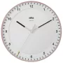 Ρολόι τοίχου BRAUN BC 17 PW DCF — αναλογικό ρολόι DCF, ροζ και λευκό