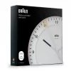 Ρολόι τοίχου BRAUN BC 17 PW DCF — αναλογικό ρολόι DCF, ροζ και λευκό