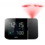 Ψηφιακό ξυπνητήρι Braun 67160 μαύρο με τροφοδοσία δικτύου ορθογώνιο 130x90x49mm