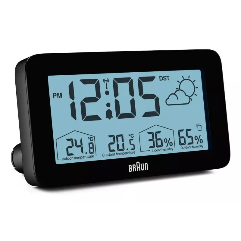 Braun BC13BP-DCF ψηφιακό ξυπνητήρι μαύρο