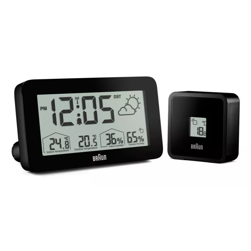 Braun BC13BP-DCF ψηφιακό ξυπνητήρι μαύρο