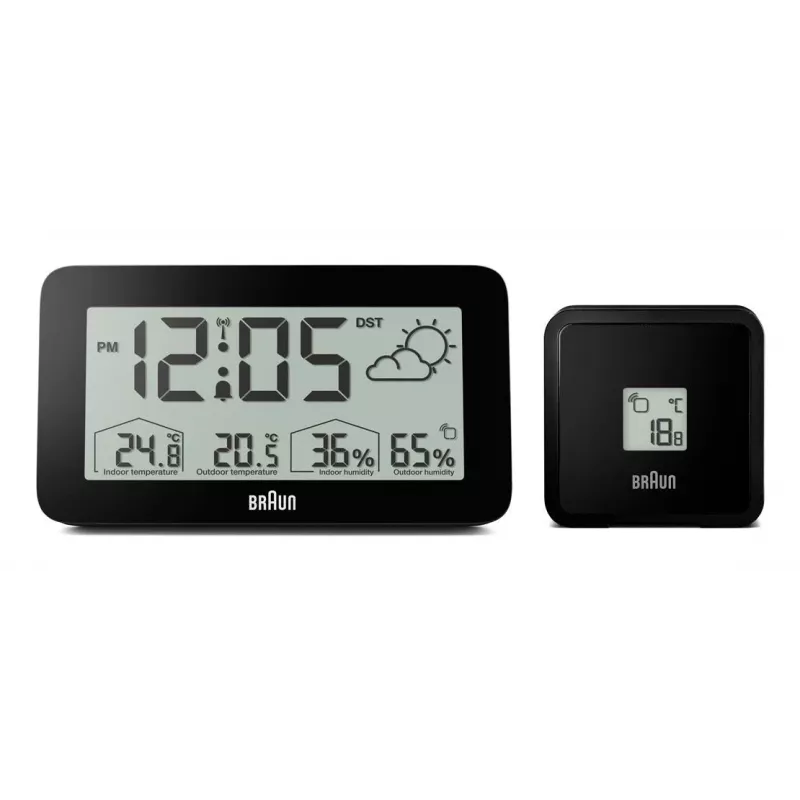 Braun BC13BP-DCF ψηφιακό ξυπνητήρι μαύρο