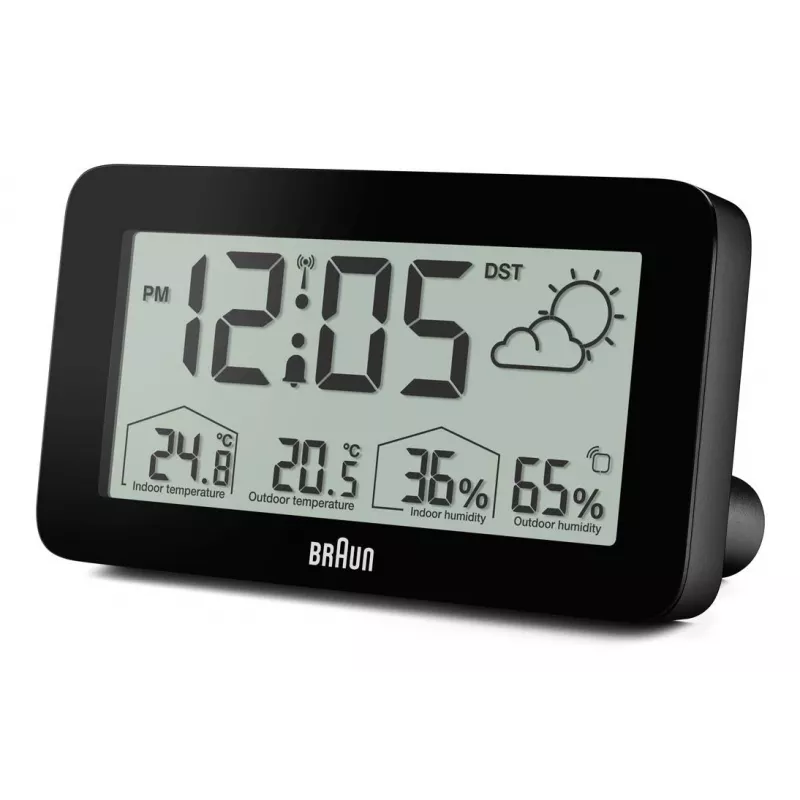 Braun BC13BP-DCF ψηφιακό ξυπνητήρι μαύρο
