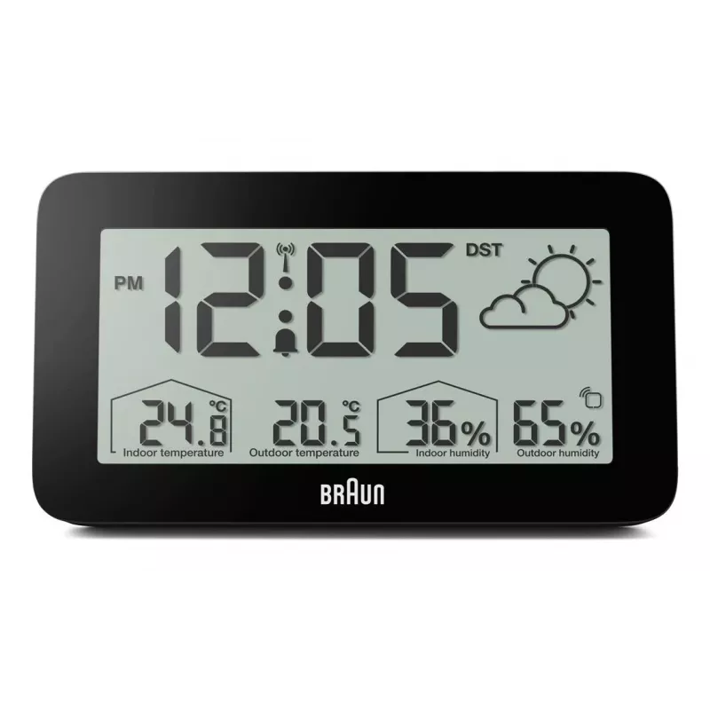 Braun BC13BP-DCF ψηφιακό ξυπνητήρι μαύρο