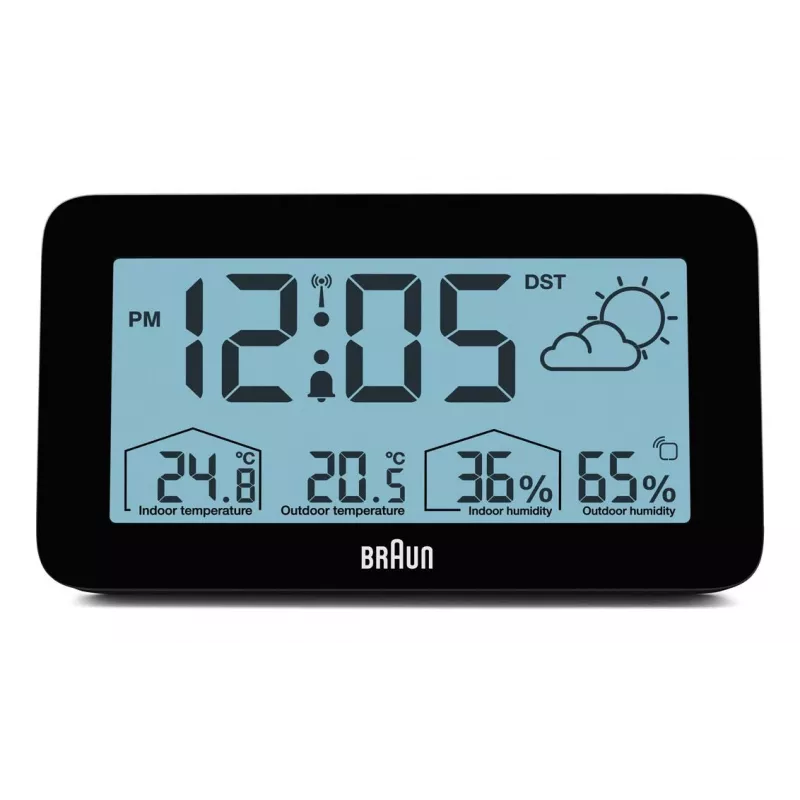Braun BC13BP-DCF ψηφιακό ξυπνητήρι μαύρο