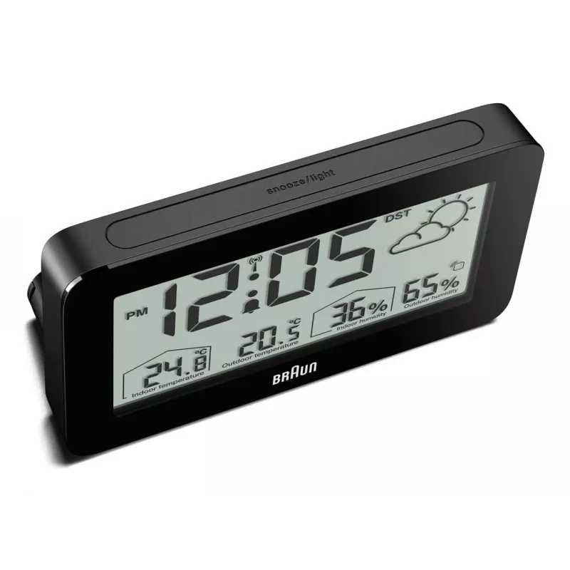 Braun BC13BP-DCF ψηφιακό ξυπνητήρι μαύρο