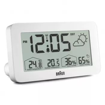 Braun BC13WP-DCF ξυπνητήρι ψηφιακό ξυπνητήρι λευκό