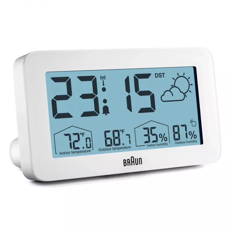 Braun BC13WP-DCF ξυπνητήρι ψηφιακό ξυπνητήρι λευκό