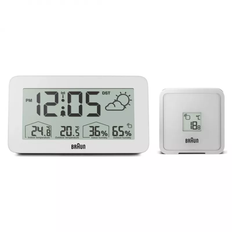 Braun BC13WP-DCF ξυπνητήρι ψηφιακό ξυπνητήρι λευκό