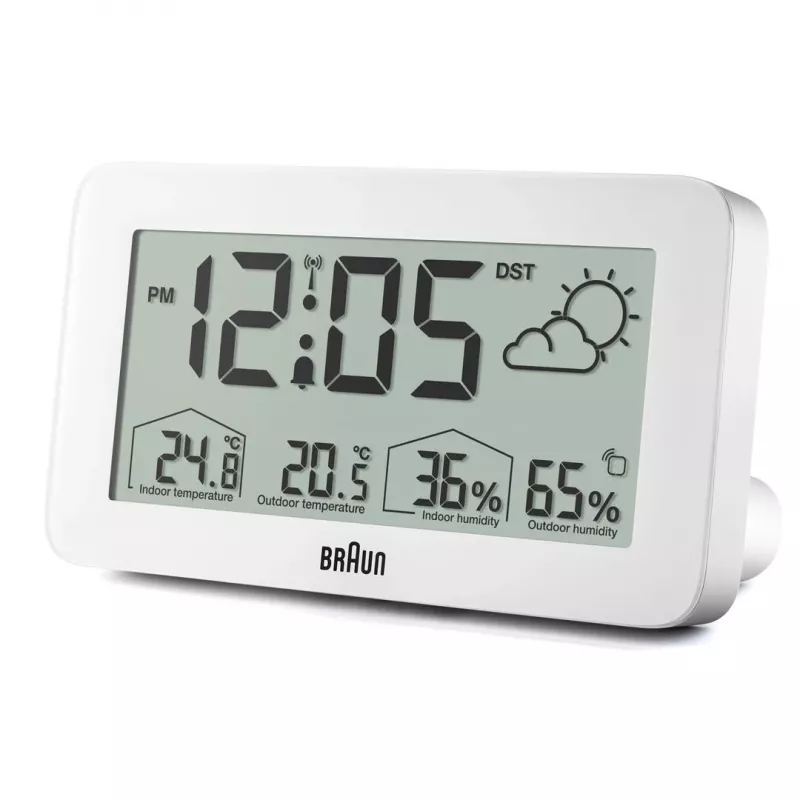 Braun BC13WP-DCF ξυπνητήρι ψηφιακό ξυπνητήρι λευκό