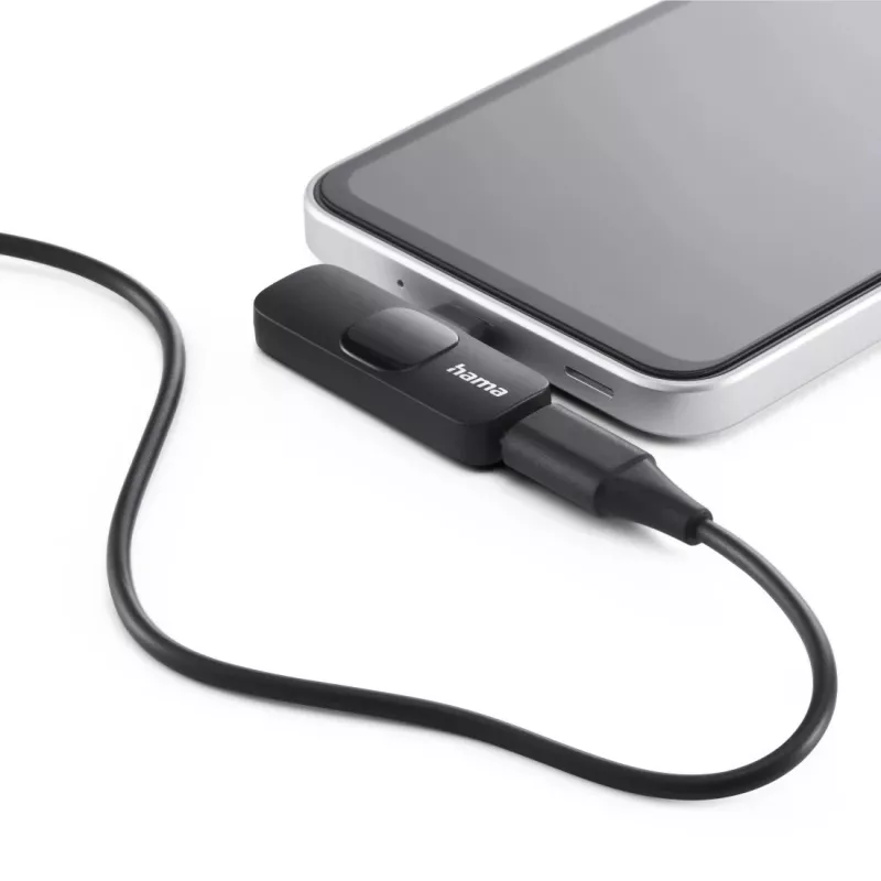 Hama Smart Wireless μαύρο μικρόφωνο πέτου