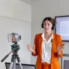 Hama Smart Wireless μαύρο μικρόφωνο πέτου