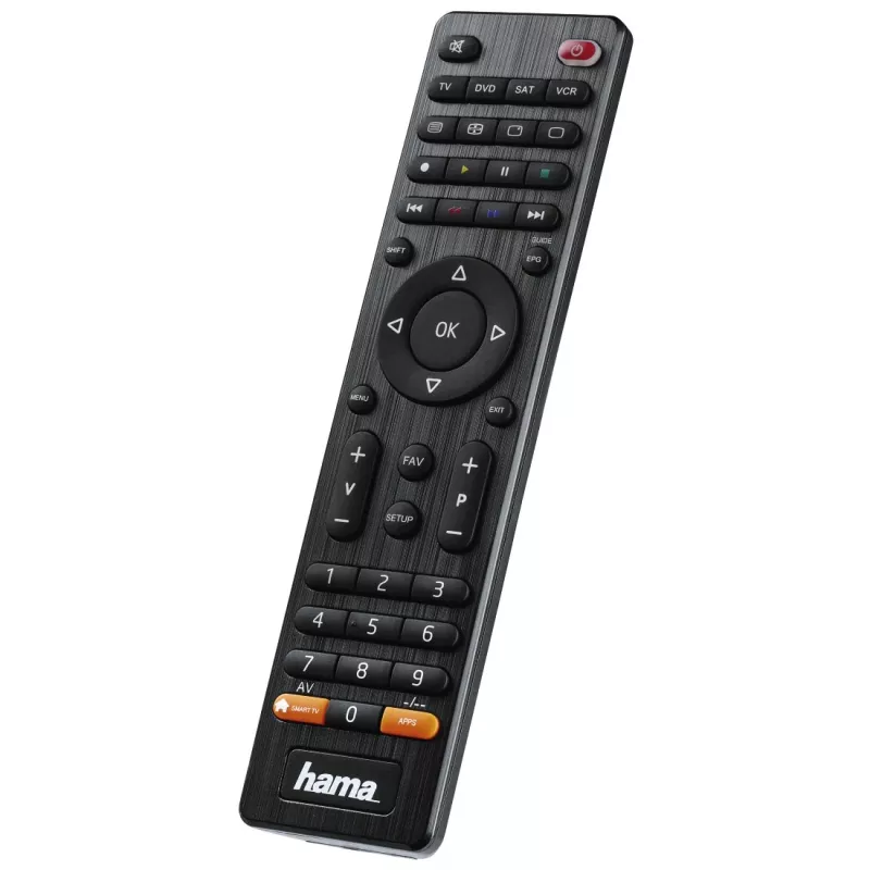 Hama 00012306 τηλεχειριστήριο IR Wireless DVD/Blu-ray, STB, TV, VCR με κουμπιά