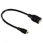 Hama καλώδιο προσαρμογέα USB 2.0 καλώδιο USB 0,15 m USB A Micro-USB B μαύρο