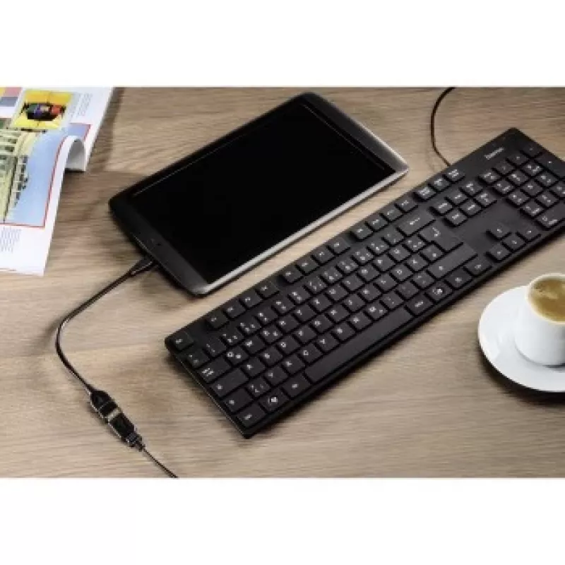 Hama καλώδιο προσαρμογέα USB 2.0 καλώδιο USB 0,15 m USB A Micro-USB B μαύρο
