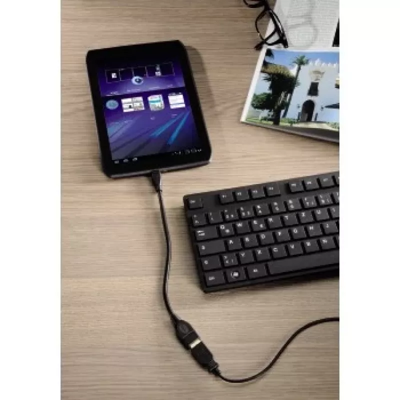 Hama καλώδιο προσαρμογέα USB 2.0 καλώδιο USB 0,15 m USB A Micro-USB B μαύρο